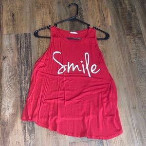 Smile tank top